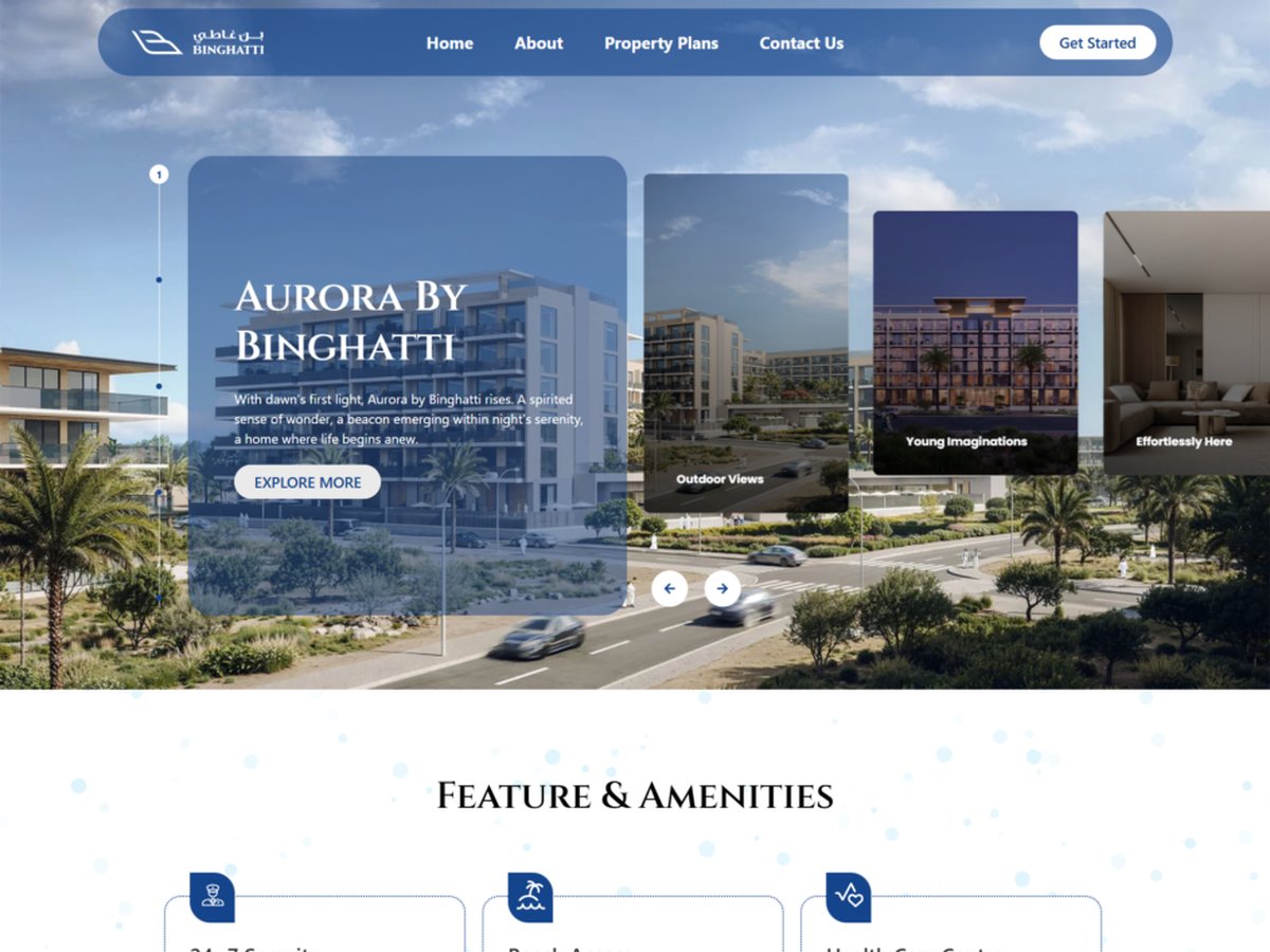 Property investment website design & development